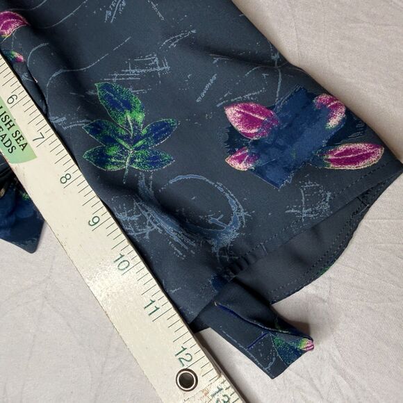 Babaton Aritzia Women's XS Malik Off Shoulder Floral Blouse Fairy Flowy Dainty - Picture 10 of 11